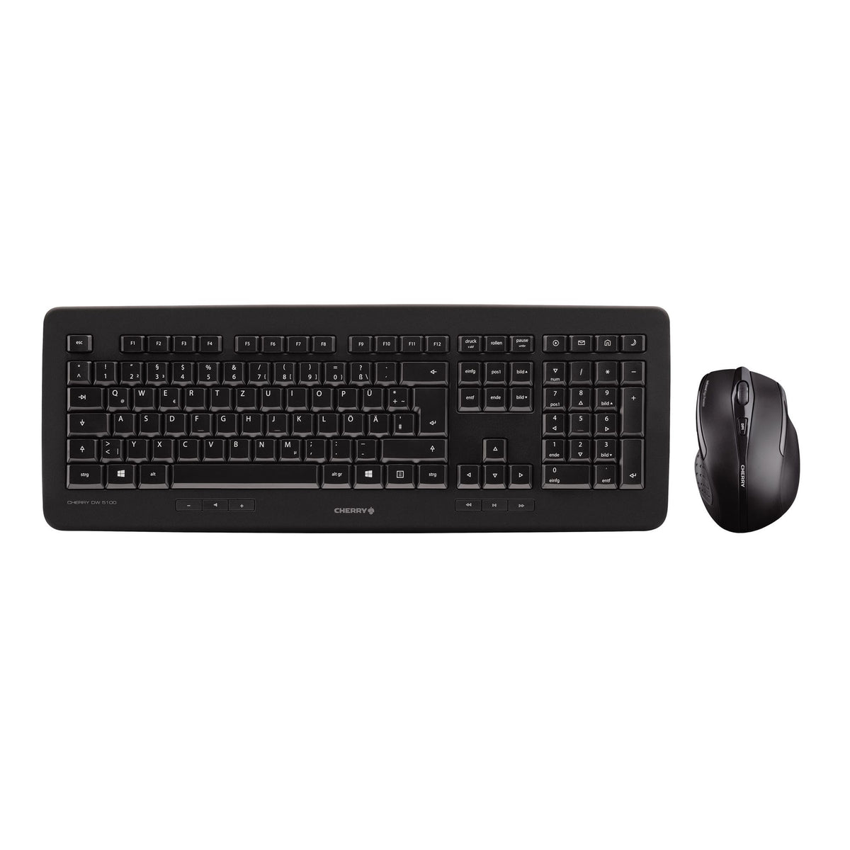 CHERRY - DW 5100 toetsenbord Inclusief muis Universeel RF Draadloos Amerikaans Engels Zwart