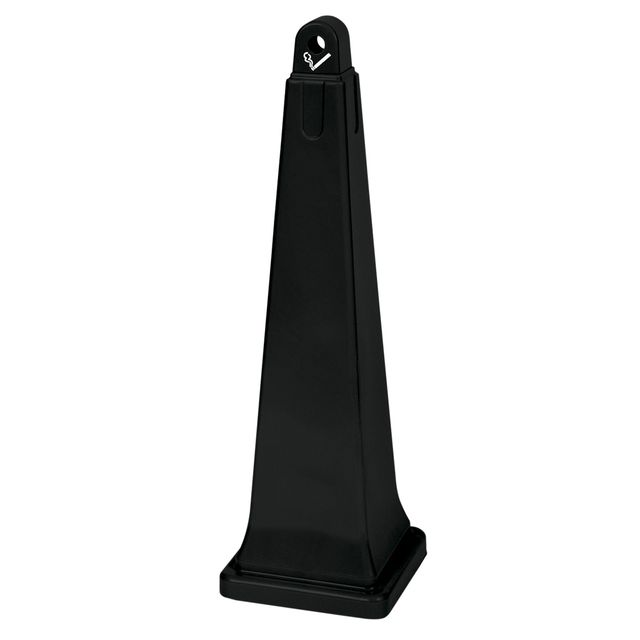 Gewerbliche Produkte von Rubbermaid – Groundskeeper-Aschenbecher freistehend, schwarz