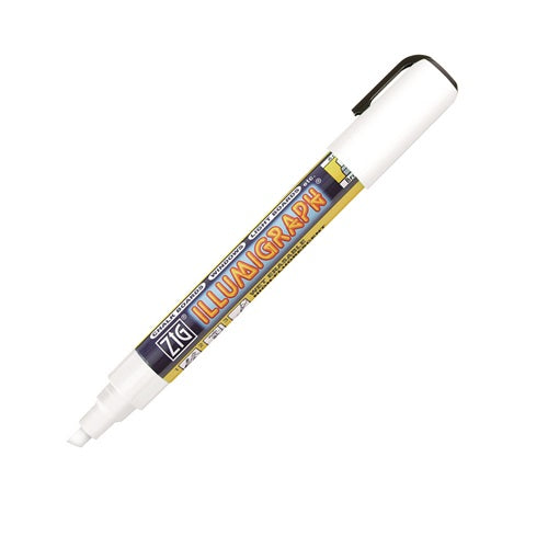 Klika - ZIG Illumigraph PMA-510 Kreidemarker weiß 50 Stück