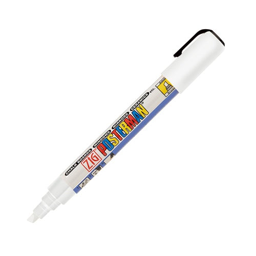 Klika - Posterman PMA-50 Marker schmal 2-6 mm weiß 50 Stück