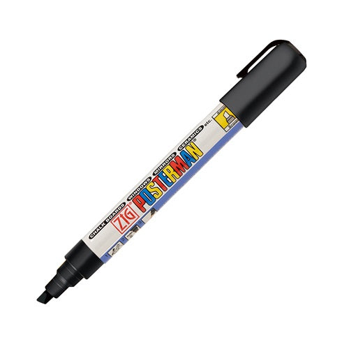Klika - Posterman PMA-50 stift smal 2-6 mm zwart