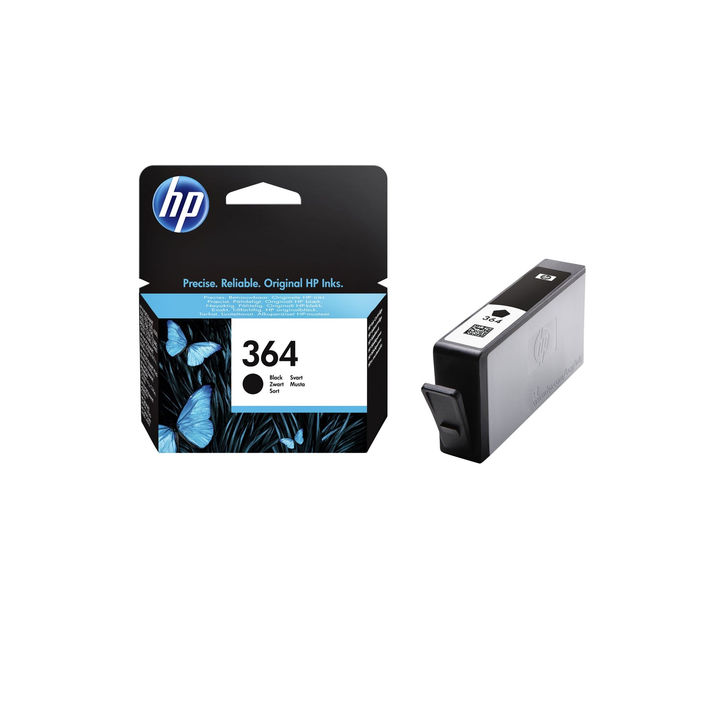 HP - Tintenpatrone cb316ee 364 schwarz