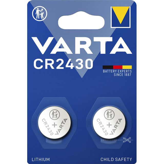 Varta - Batterie Knopfzelle CR2430 Lithium Blister à 2 Stück