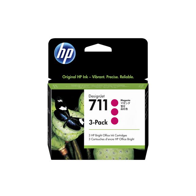 HP - Tintenpatrone cz135a 711 rot