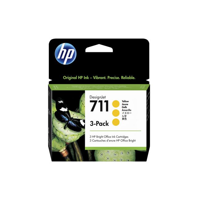 HP - Tintenpatrone cz136a 711 gelb