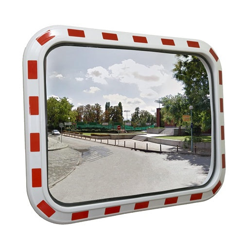 Klika - Verkeersspiegel 60x80cm rand rood/wit