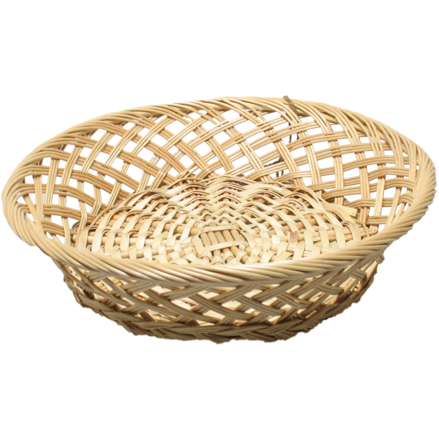 Klika - Korb | Schilf | Ø33cm | 8cm | rund | natürlich | 1 Stk