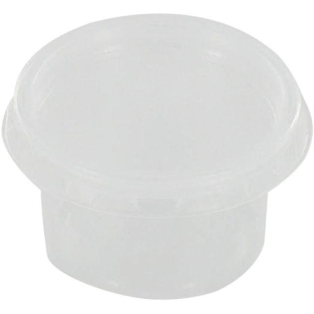 Klika - Bak | PP | 30ml | Ø46mm | inkl. Deckel | Plastikbecher | 38mm | transparent | 500 Stück
