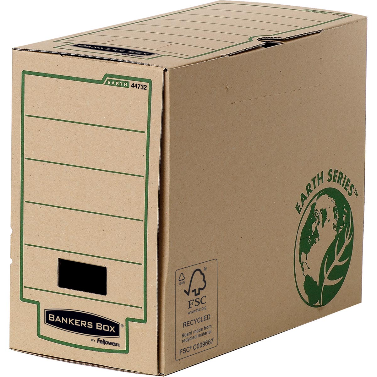 Fellowes – Earth Series, ft 20 x 35 x 26 cm, braun, 20 Stück