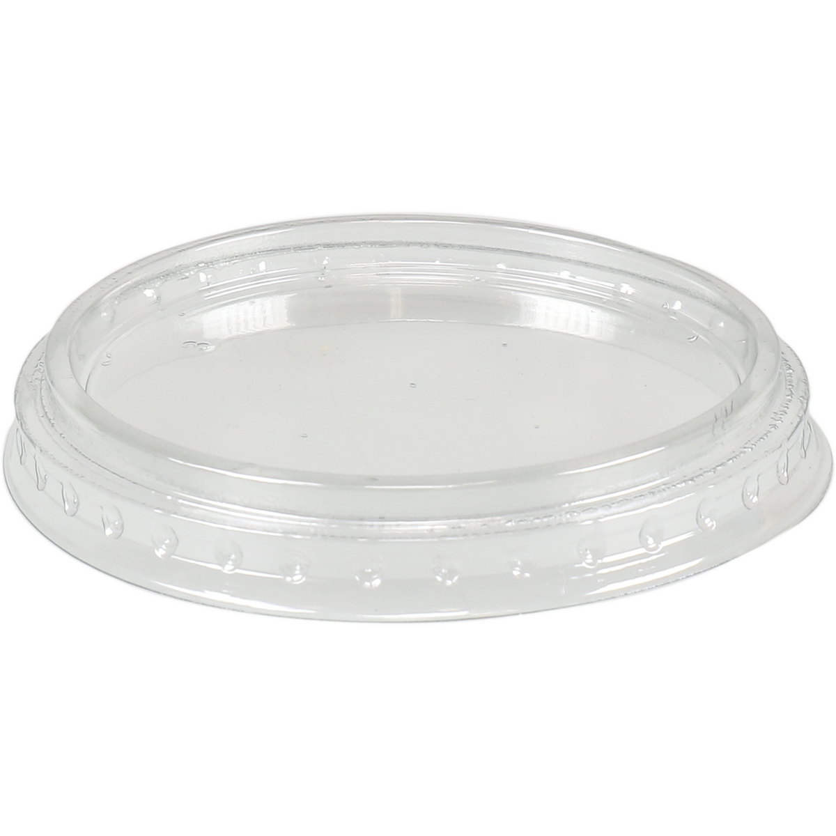 Klika - Deckel | Tasse | Recyceltes PET | rund | transparent | 1000 Stück