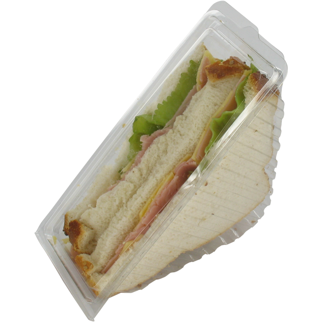 Klika - Blister | Sandwichbox | Recyceltes PET | 165x64x80mm | transparent | 500 Stück