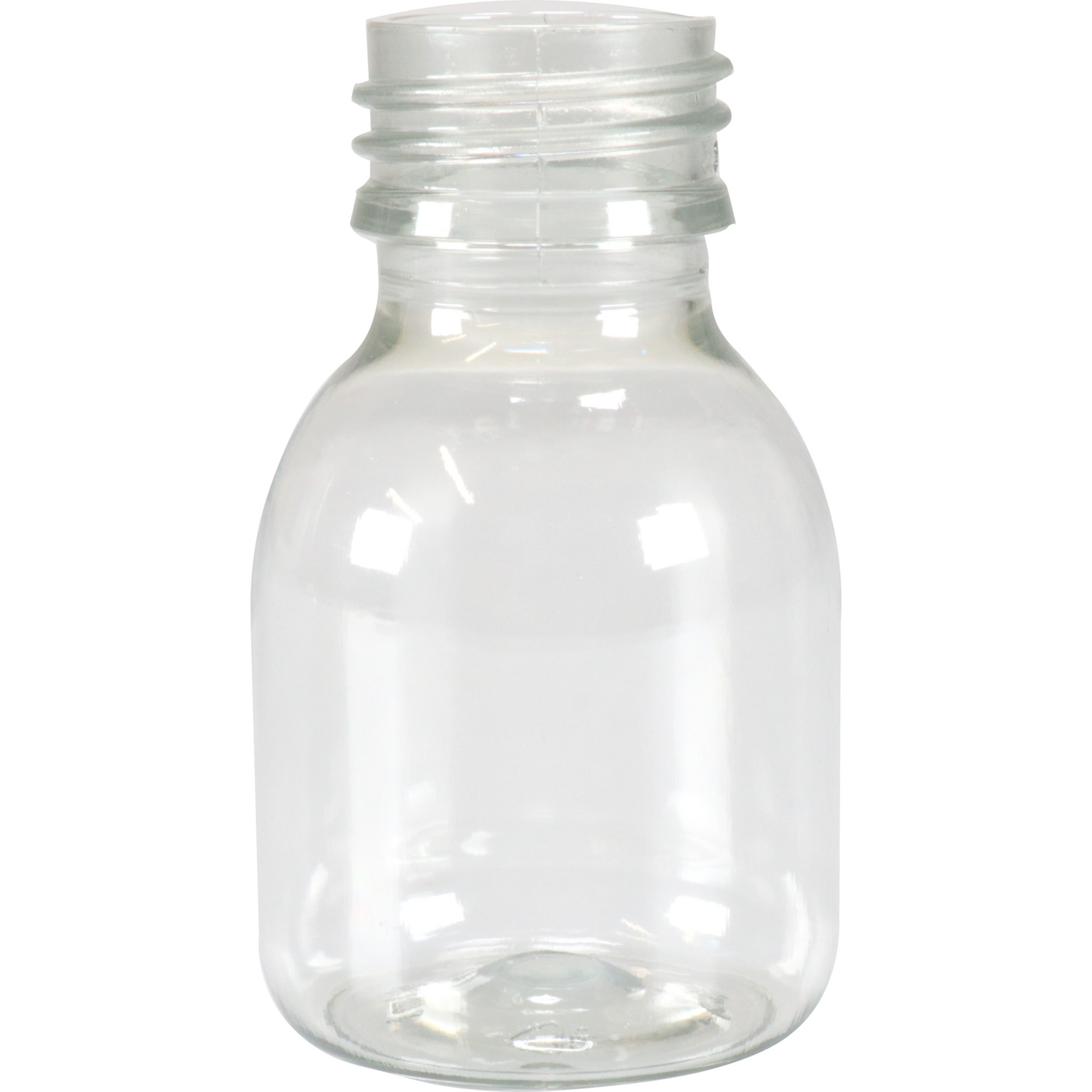 Klika - Flasche | PET-Flasche | Recyceltes PET | mit fester Kappe | 60ml | transparent | 263 Stück