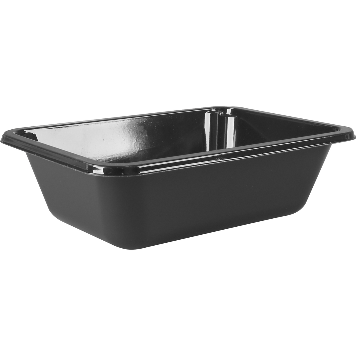 Klika - Schaal | cPET | rechthoekig | 665ml | 171x127x49mm | zwart | 696 stuks