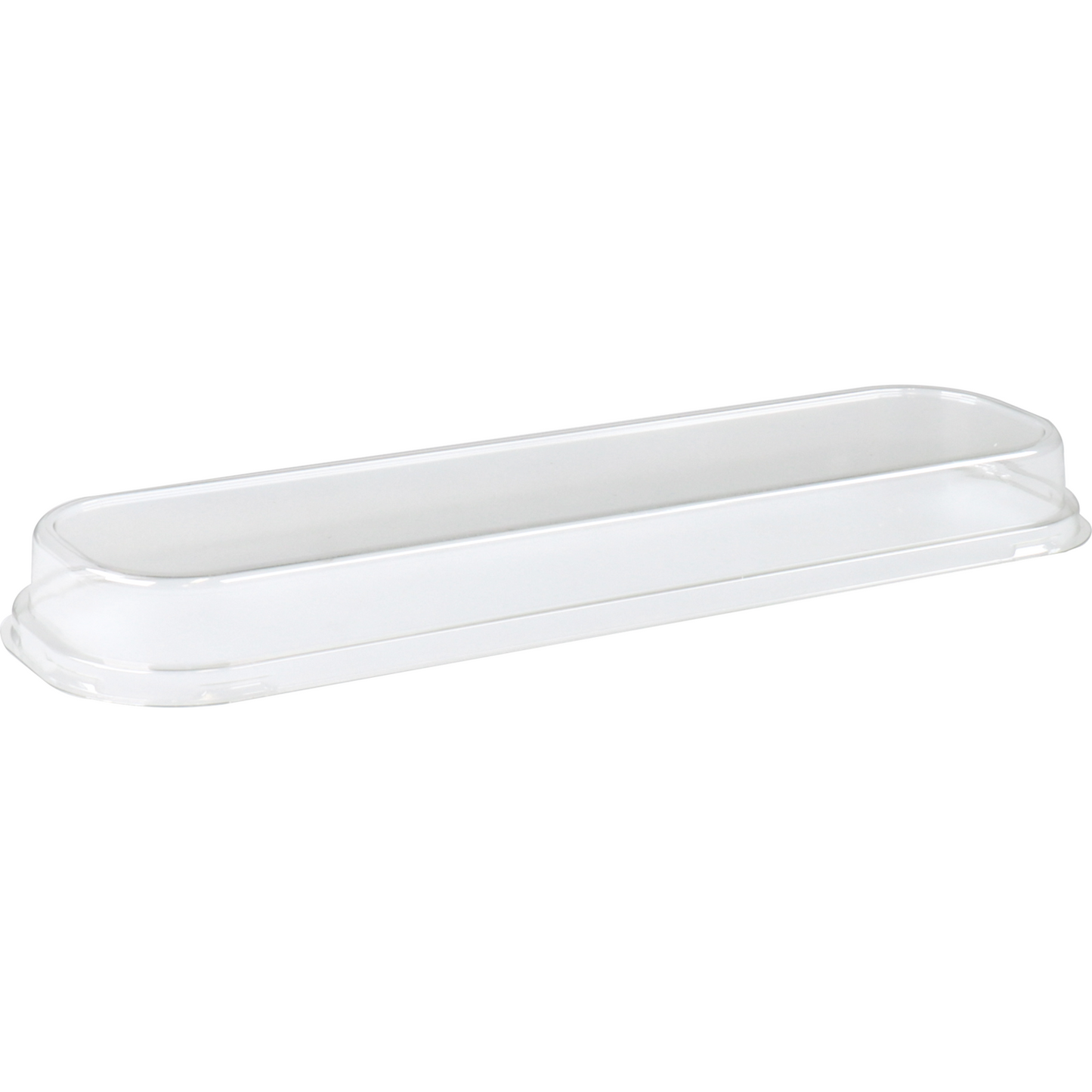Klika - Deckel | Recyceltes PET | 255x54x23mm | transparent | 500 Stück
