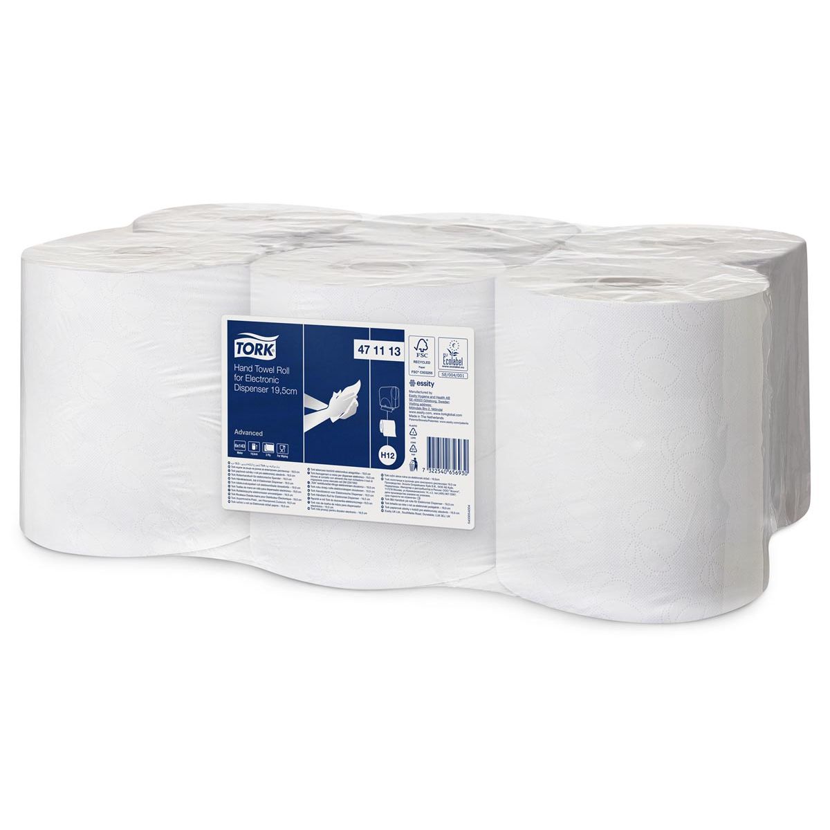 Tork - Handtuchrolle H12 Advanced 2-lagig 143m weiß 471113