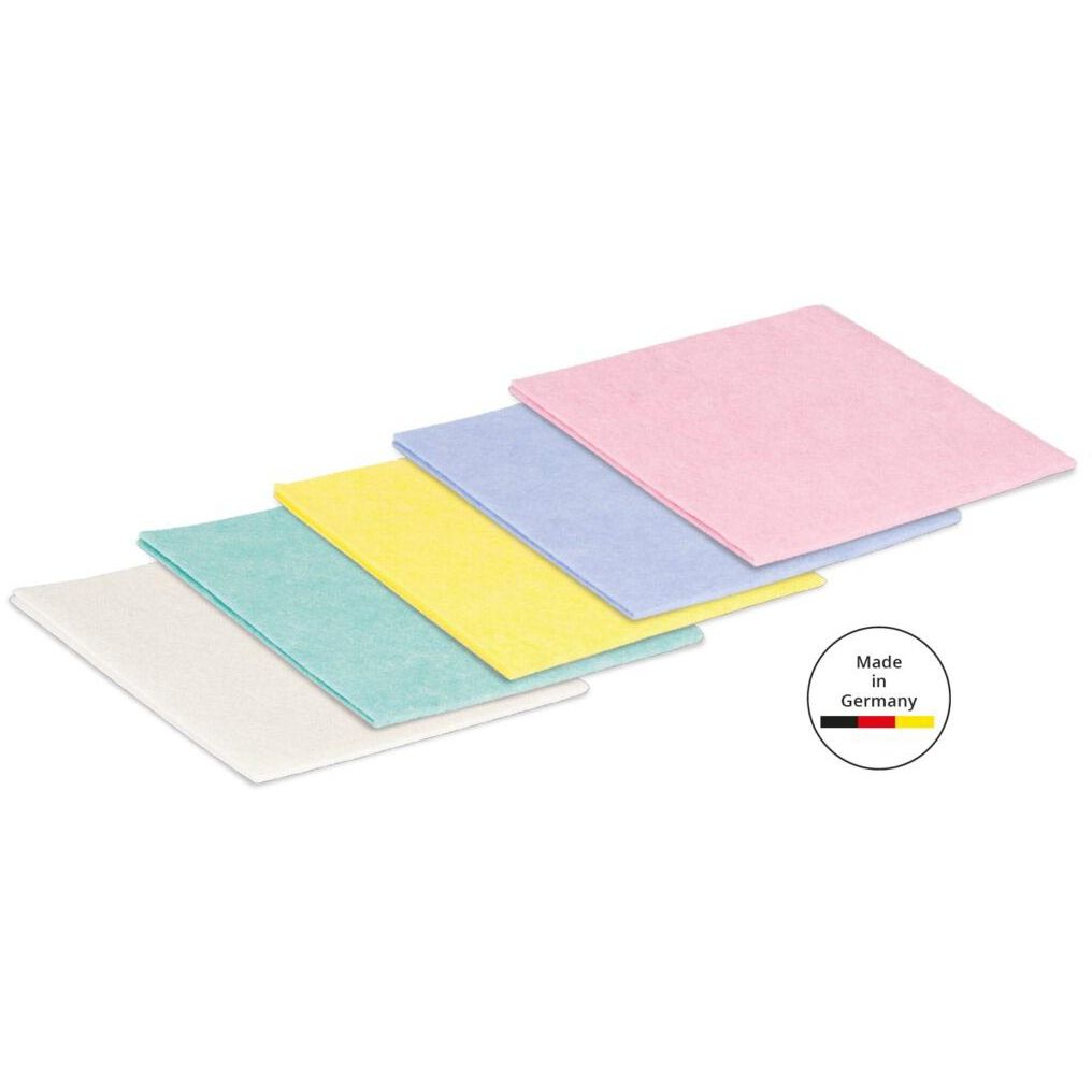 Aqualine - universele huishouddoekjes ft 38 x 38 cm, geassorteerde kleuren, pak van 6 stuks