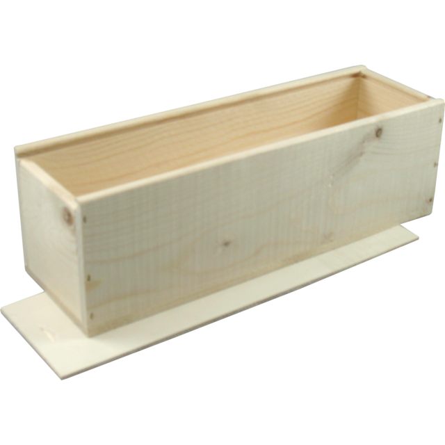 Klika - Champagner-Box | Holz | 1 Flasche | Innenmaße 101x100x337mm | 5 Stück
