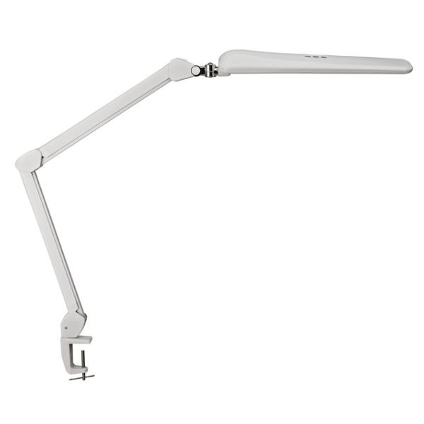 MAUL - Arbeitsplatzleuchte Craft LED Tischklemme dimmbar weiß
