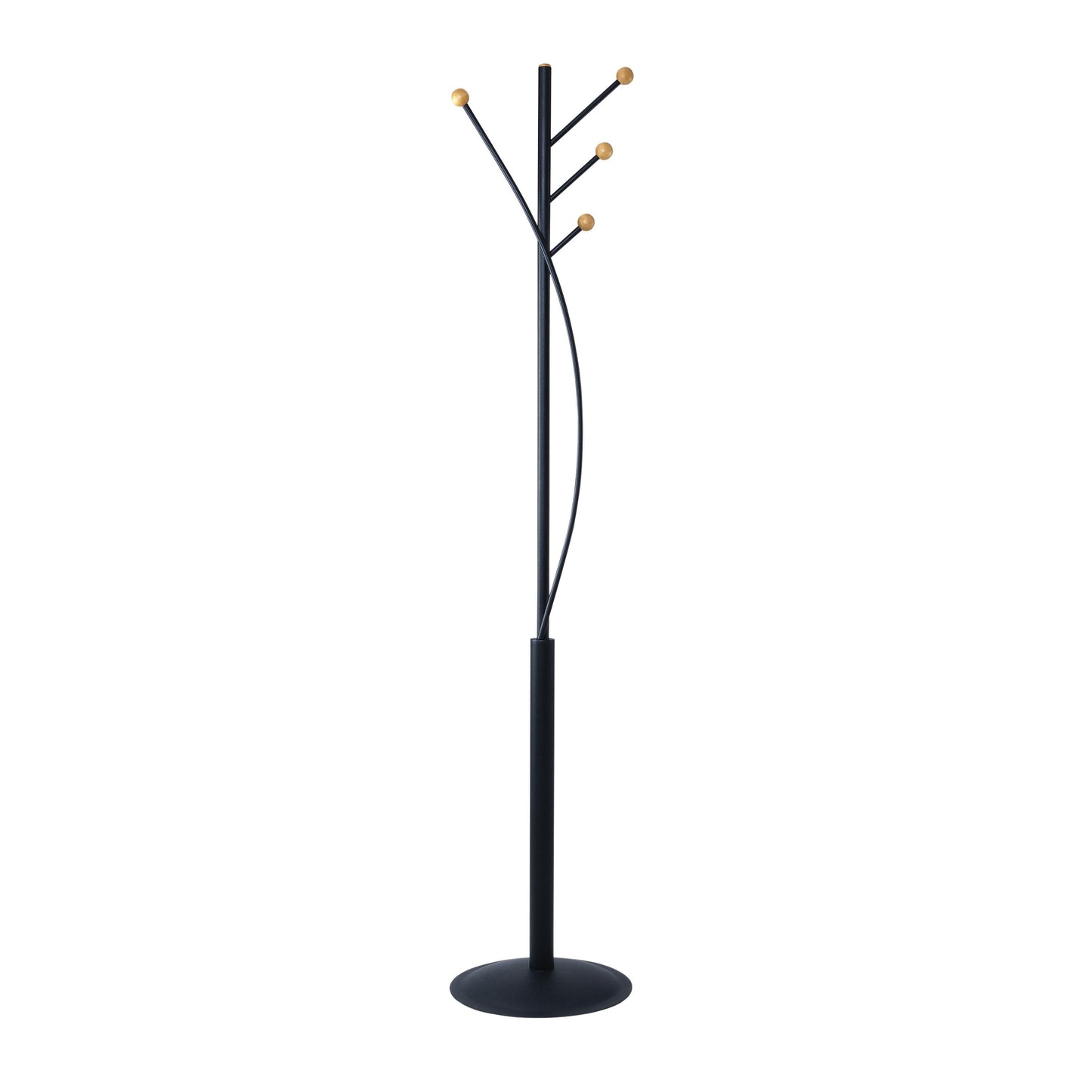 MAUL - Garderobenständer Aura stehend 180cm 4 Haken schwarz