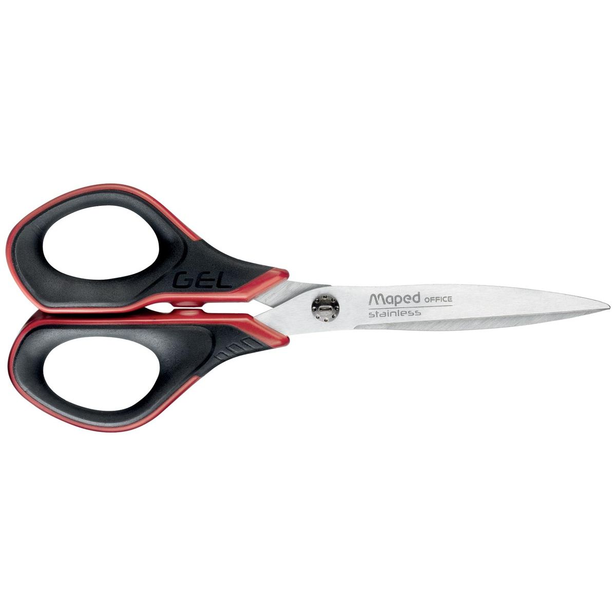 Maped Office - Schere Advanced Gel 17 cm schwarz und rot