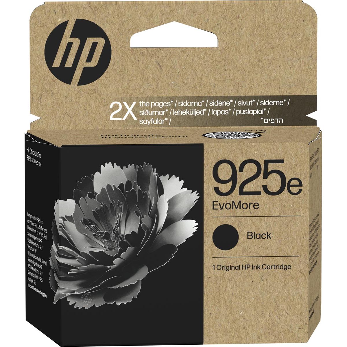 HP - inktcartridge 925e, 1.000 pagina's, OEM 4K0W3PE, zwart