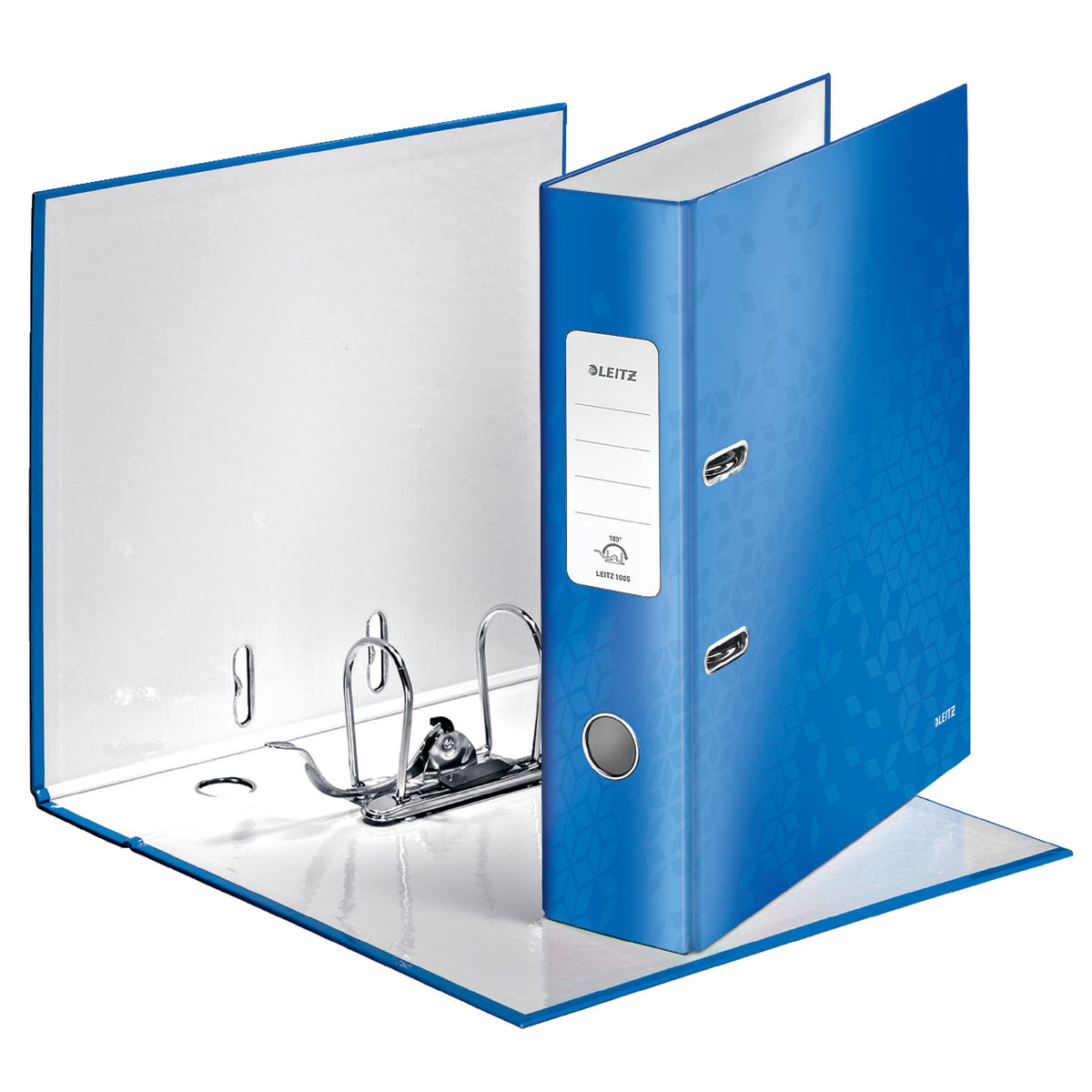 Leitz - Ordner Wow 180° laminiert 80mm A4 blau