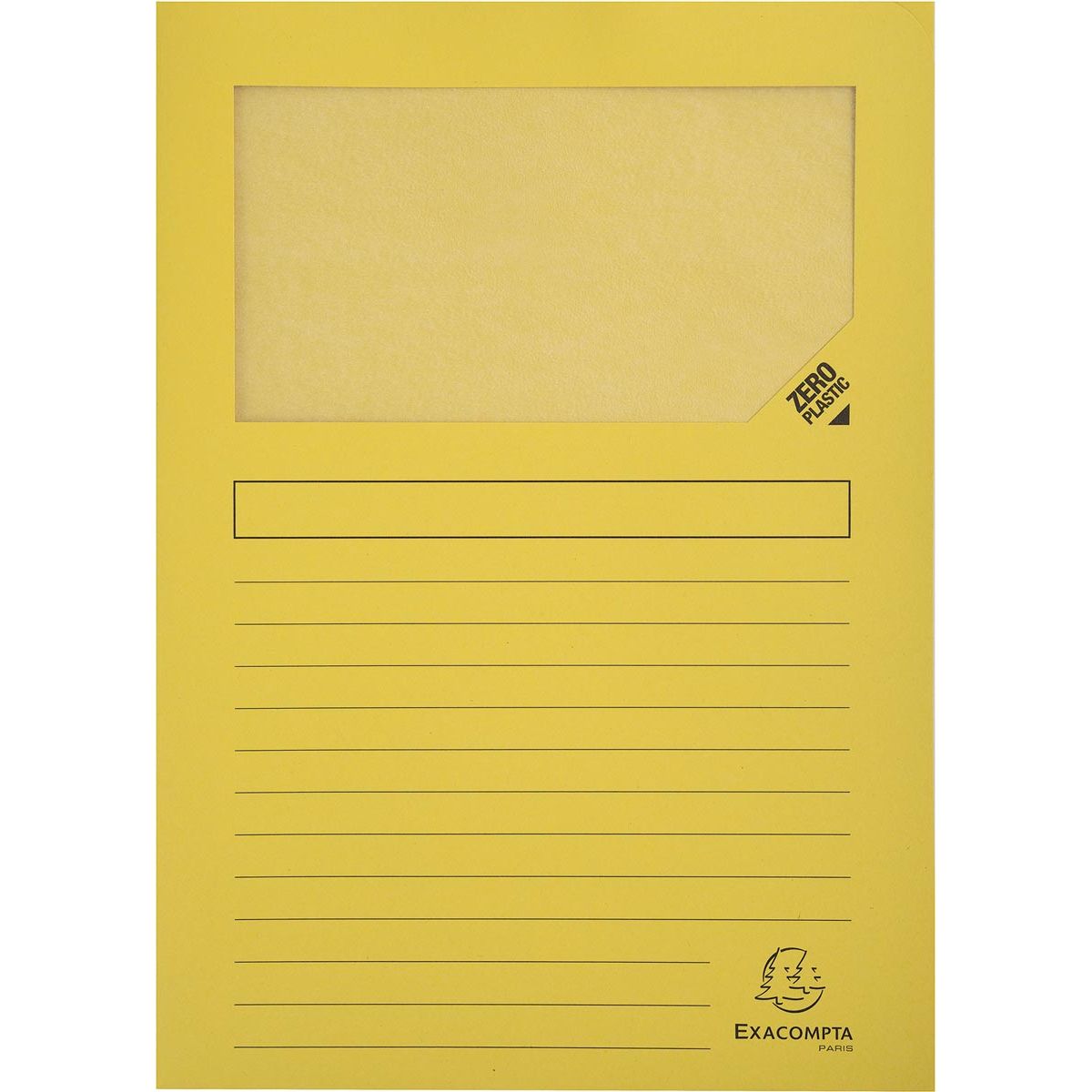 Exacompta - L-Ordner Forever, für ft A4, Packung à 25 Stück, gelb