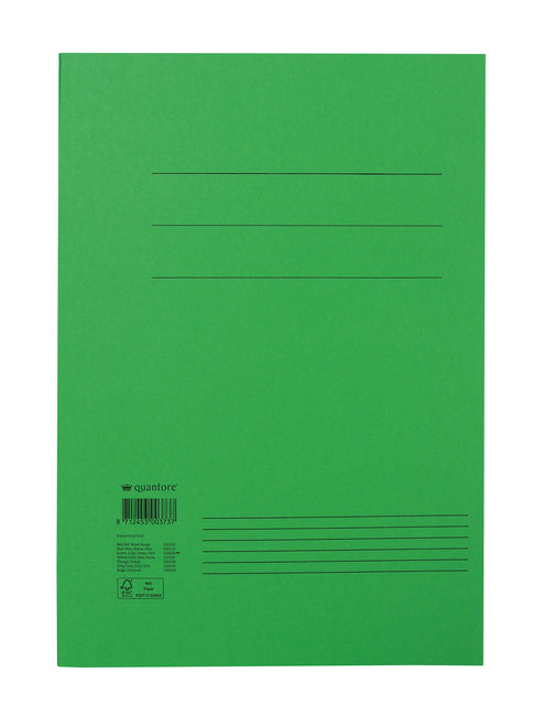 Quantore - Aktenordner Folio 300gr grün | 50 Stück