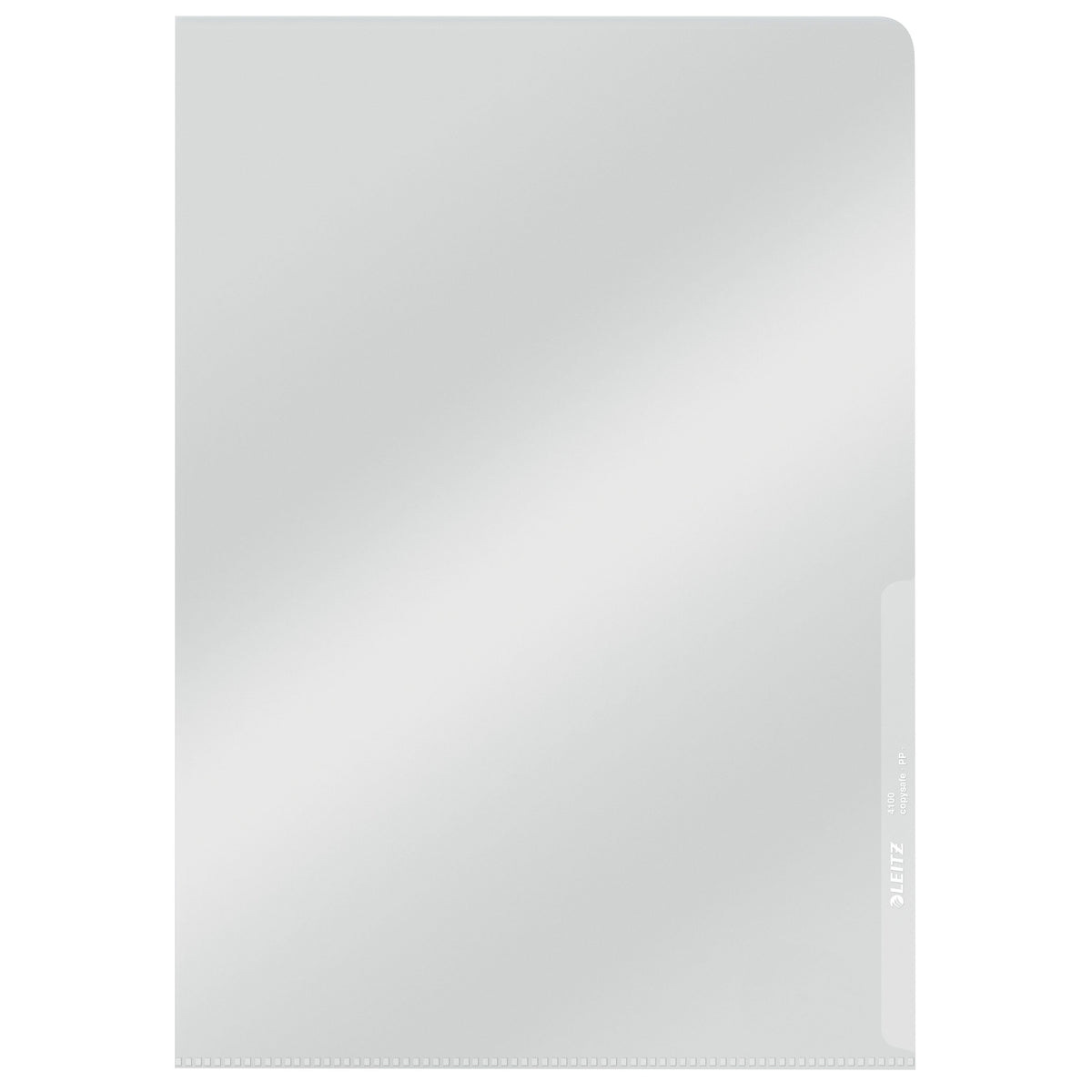 Leitz - Einsteckmappe L-Modell Schweißnaht kopiersicher 0,15mm PVC A4 transparent 100 Stück