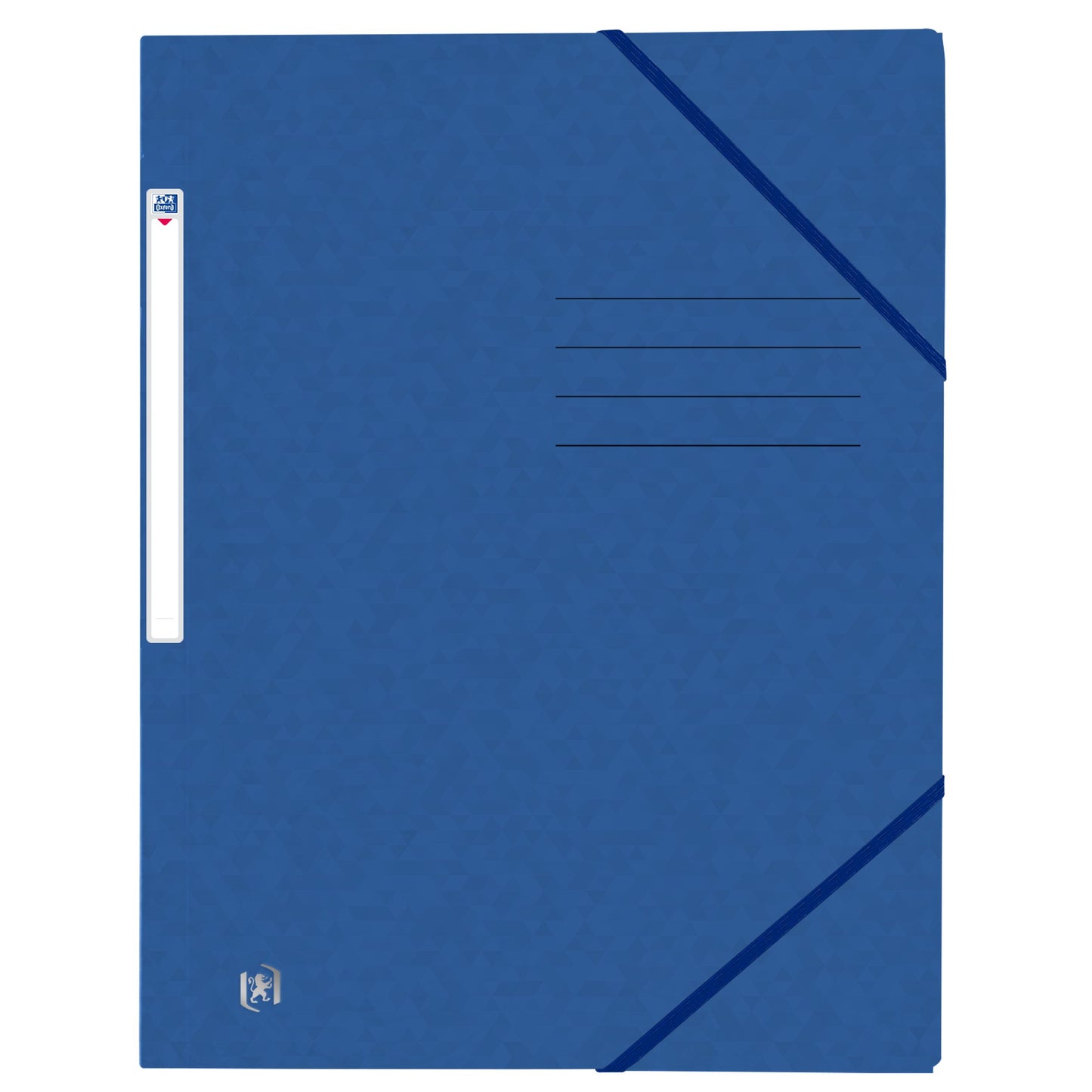 Oxford - Elastomap Top File+ A4 3 Klappen 390gr blau | 10 Stück