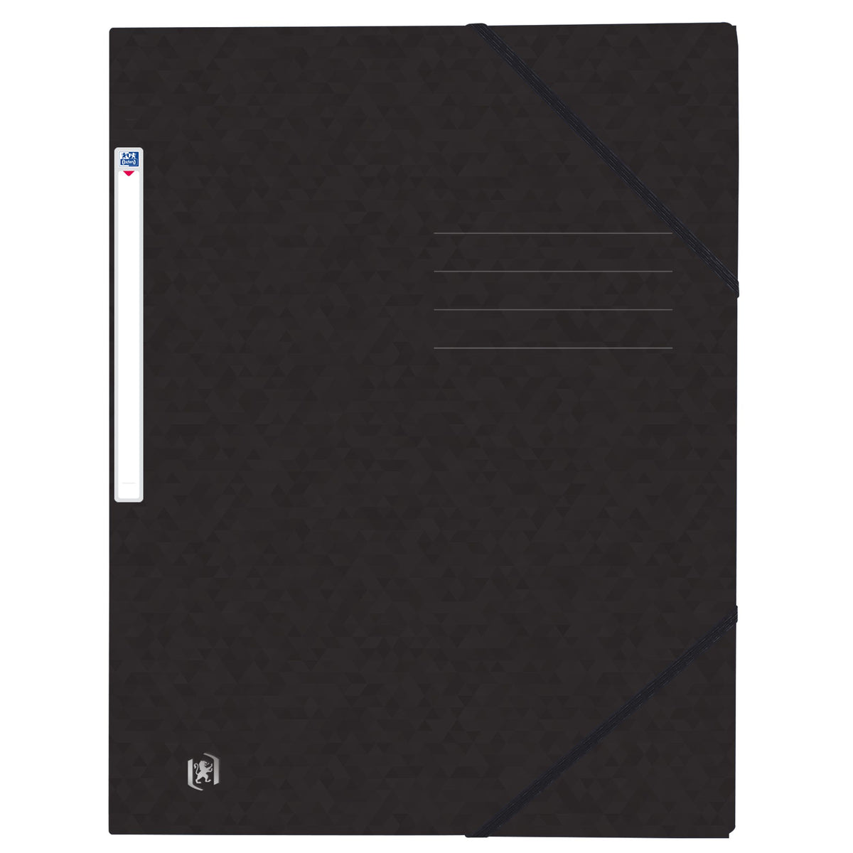 Oxford - Elastomap Top File+ A4 3 Klappen 390gr schwarz