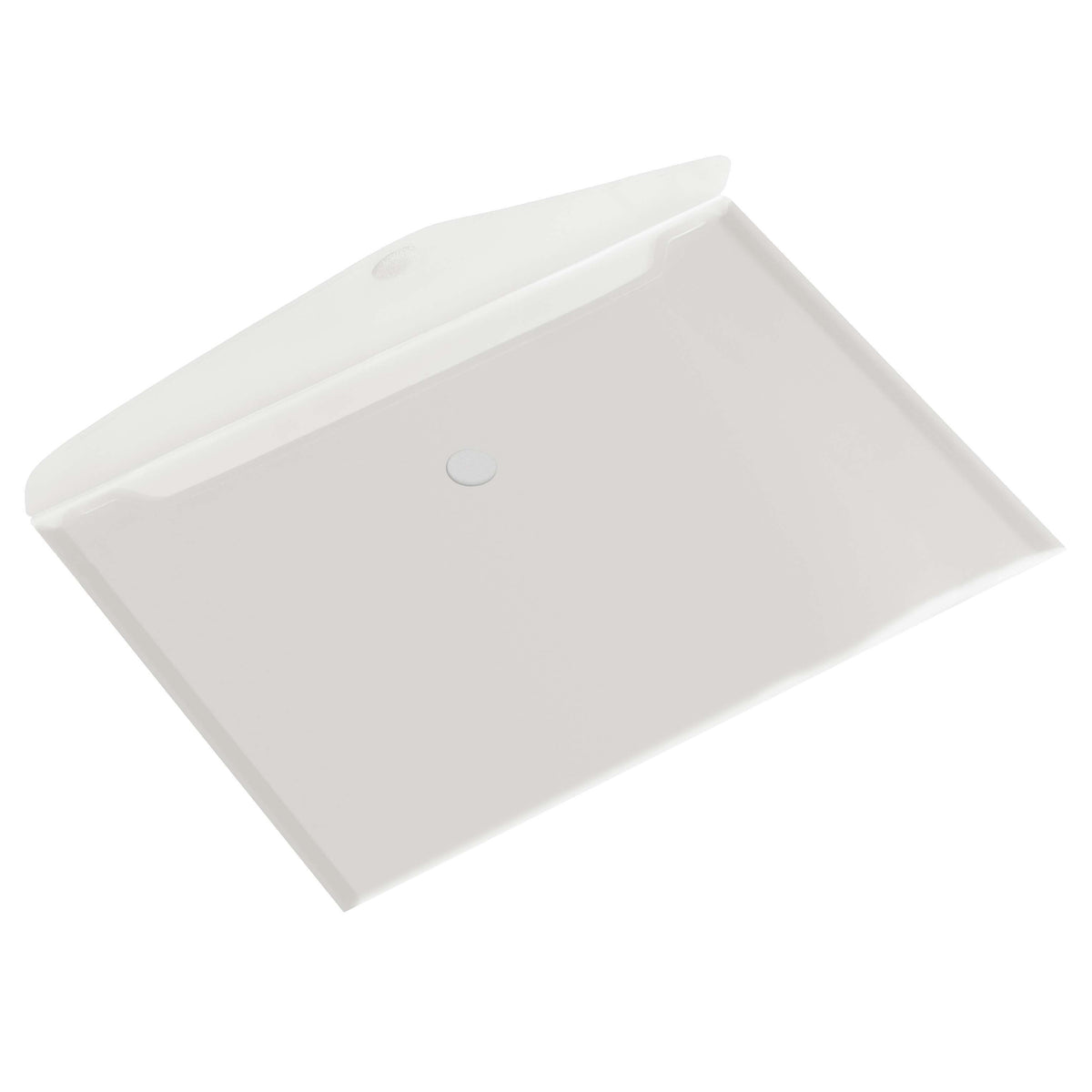 Quantore - Umschlagtasche A4 335x240mm quer PP transparent weiß | 10 Stück