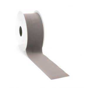 Samtband aus Samt, 25 mm x 5 Meter, Taupe