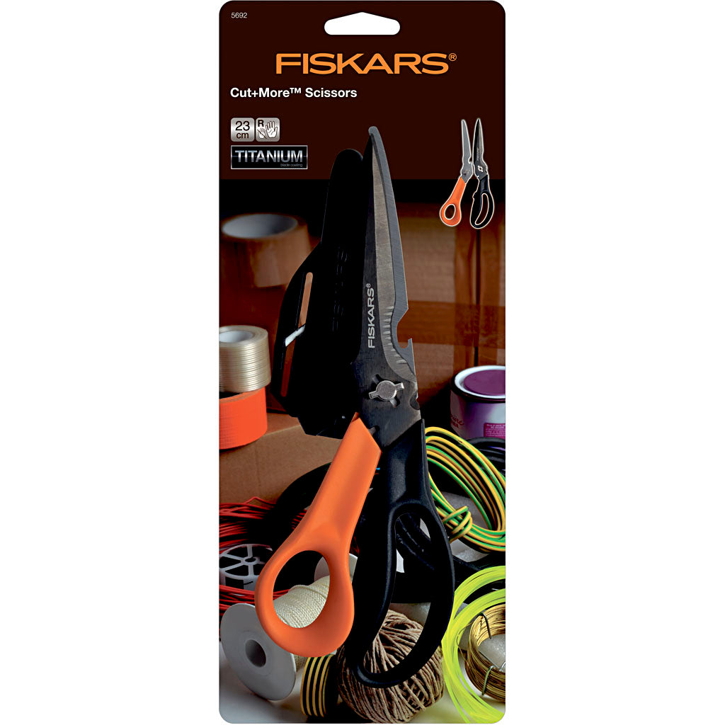 Fiskars – Schere 230 mm Schnitte und mehr Multitool