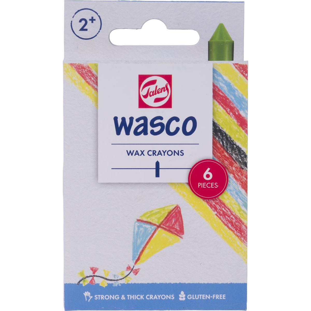 Talens - waskrijt Wasco, doos met 6 stuks