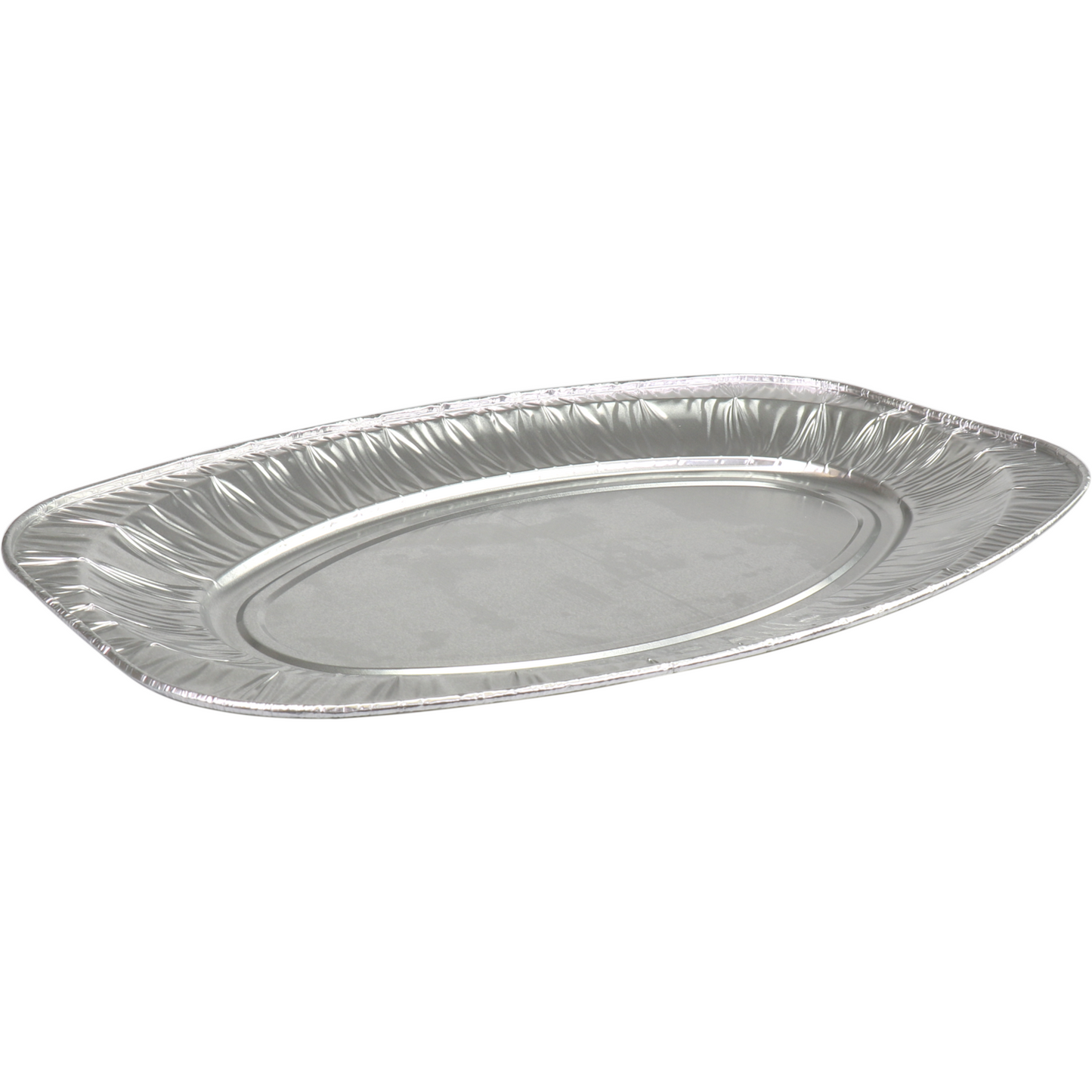 Ovale Aluminiumschale 45 cm, 10 Stück