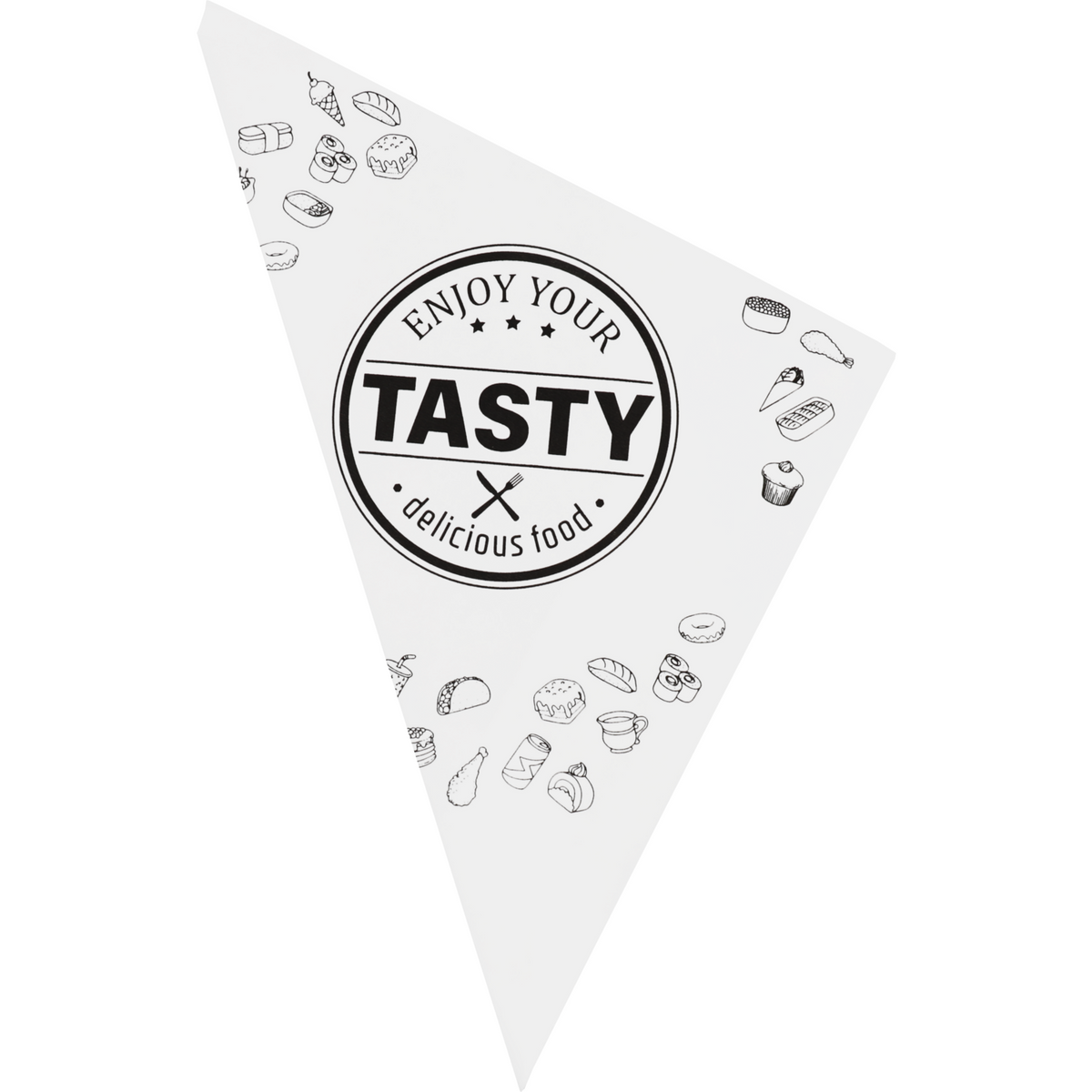 Klika - Spitze Tasche | 180x170mm | K17 | LECKER | Ersatzpapier | weiß | 5kg