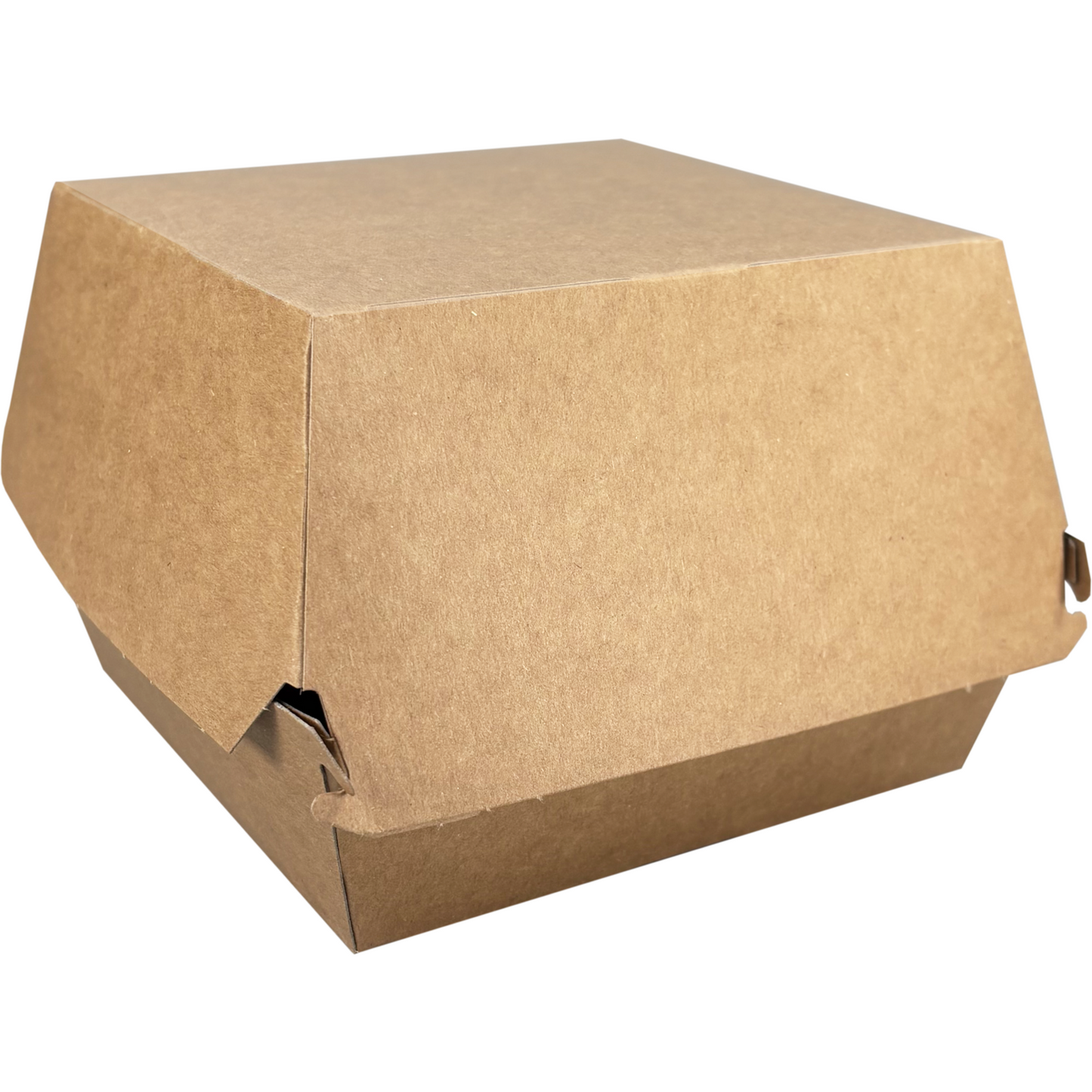 Klika - Bak | Karton | hamburgerbox | 120x120x100mm | bruin | 300 stuks