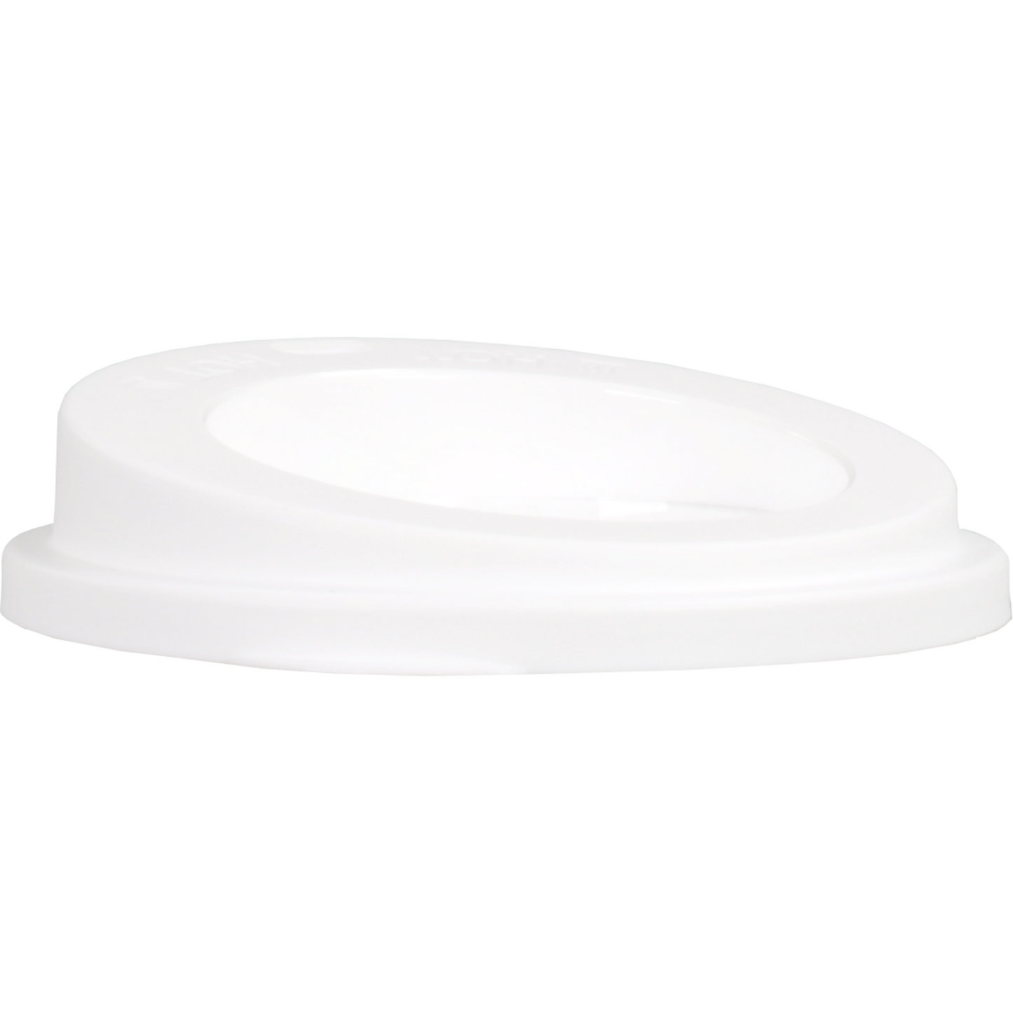 ÖkoCup - Deksel | PP | rond | reusable | met drinkgat | Ø90mm | wit | 80 stuks