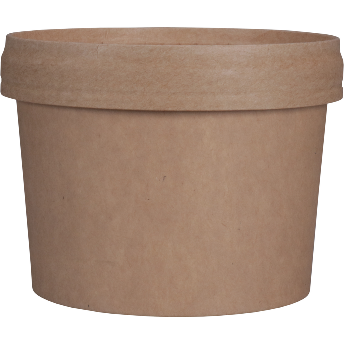 Depa - | Soepbeker | incl. Deksel | Karton + PP | 236ml | 8oz | Ø90mm | bruin | 500 stuks