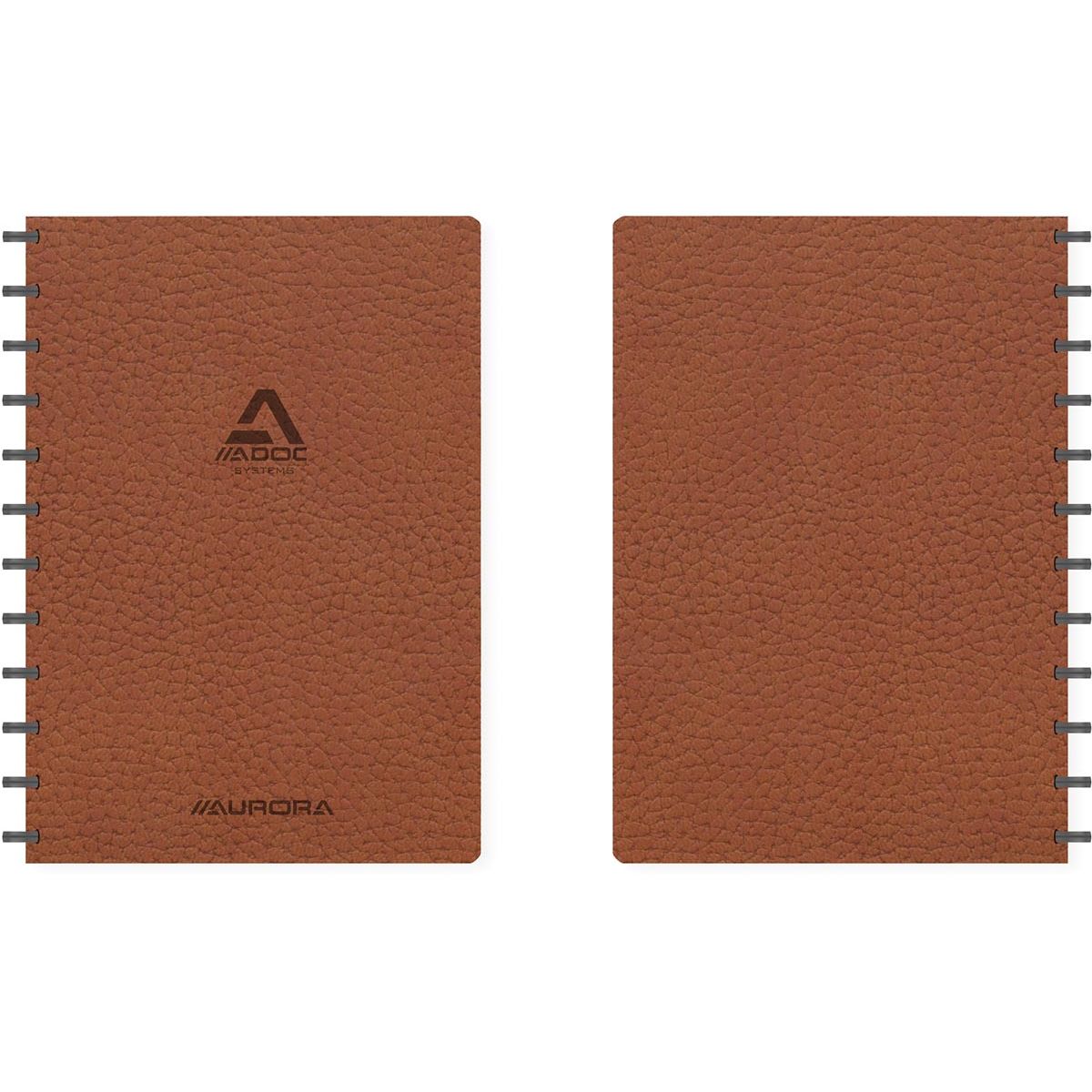 Adoc - Writing Business A4 Diamant 5x5mm 144 Seiten 90gr braun