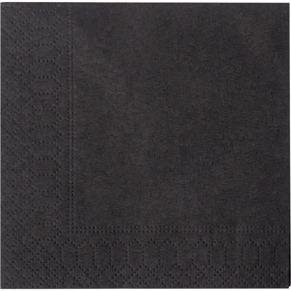 Klika - Servet | 1/4 vouw | 2-laags | 24x24cm | papier | zwart | 2400 stuks
