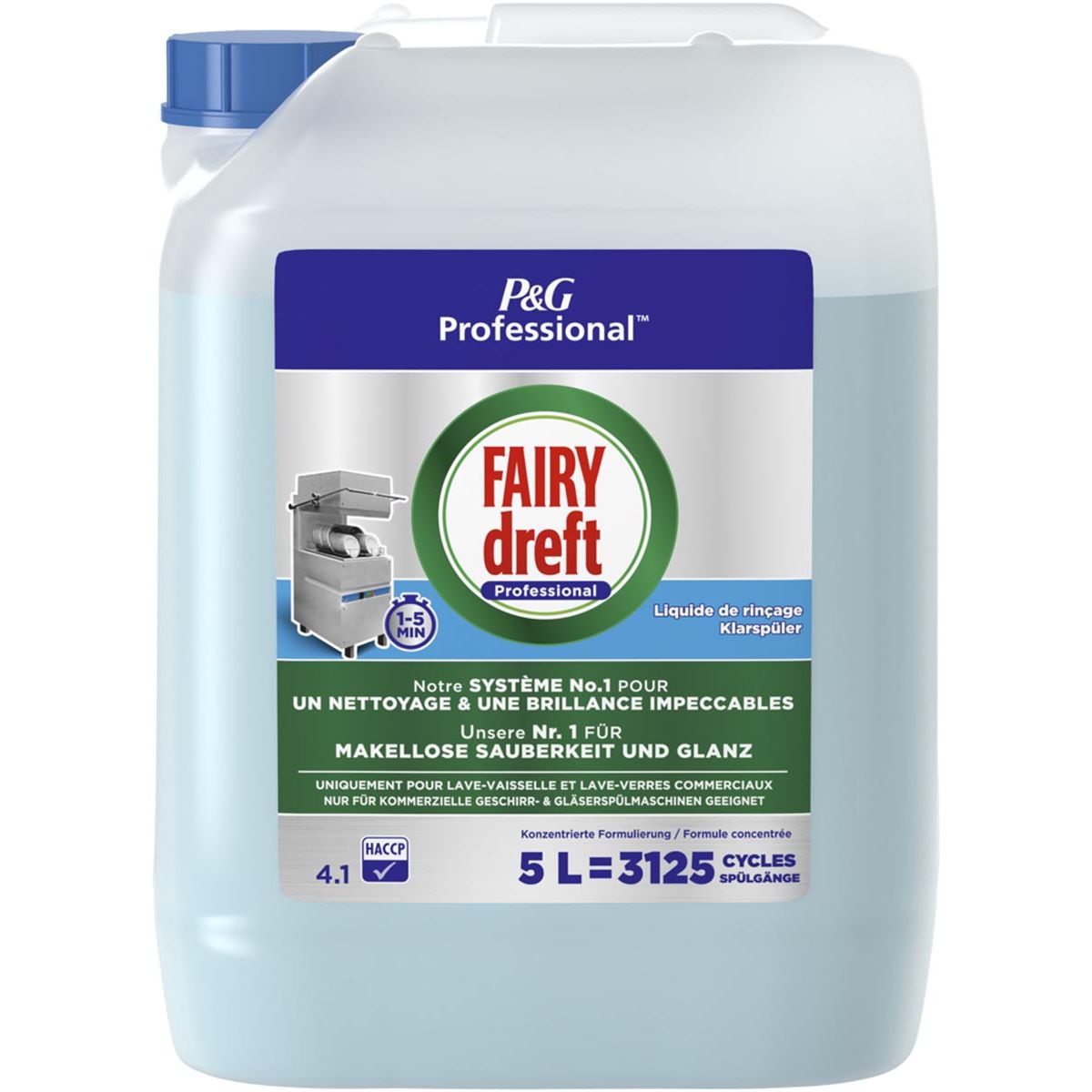 Dreft - IRY Professional Klarspüler, 5 l Flasche