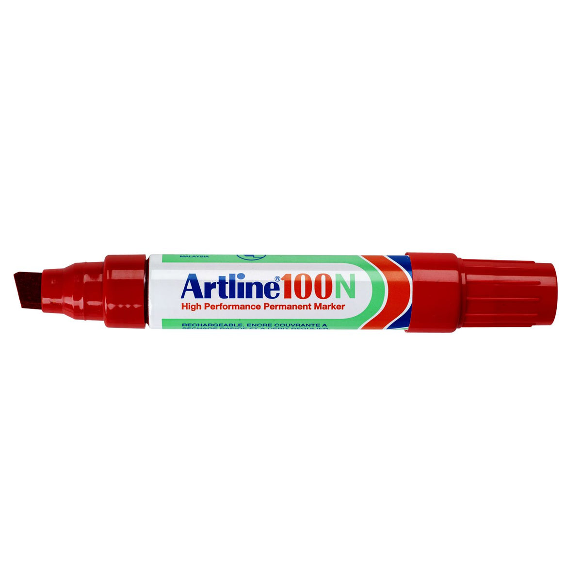 Artline - Filzstift 100 Diagonale 7,5-12 mm rot | 12 Stück