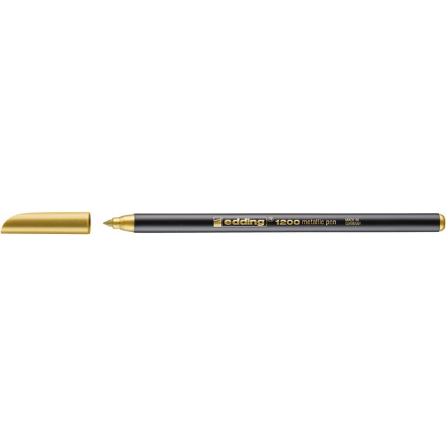Edding - Fineliner 1200 053 feines Metallic-Gold