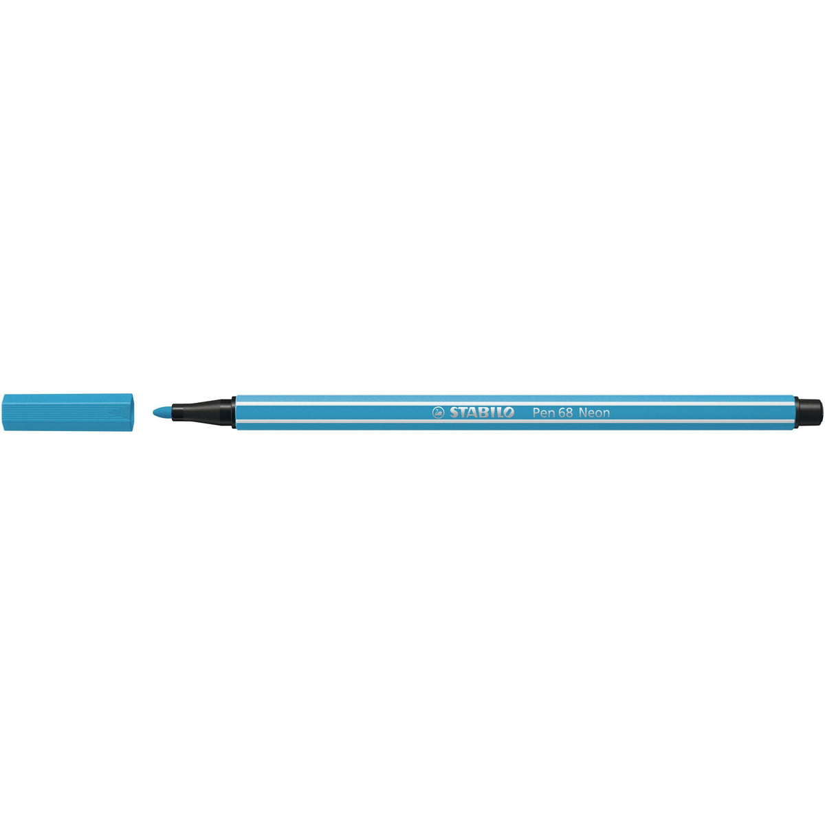 Stabilo - Filzstift 68/031 mittel neonblau | 10 Stück