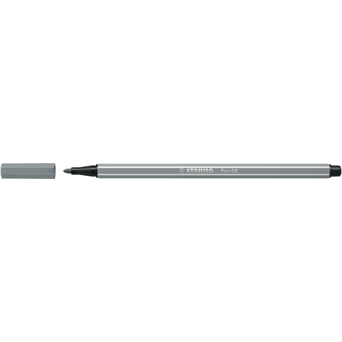 Stabilo - Filzstift Pen 68/95 mittel mittel kaltgrau | 10 Stück
