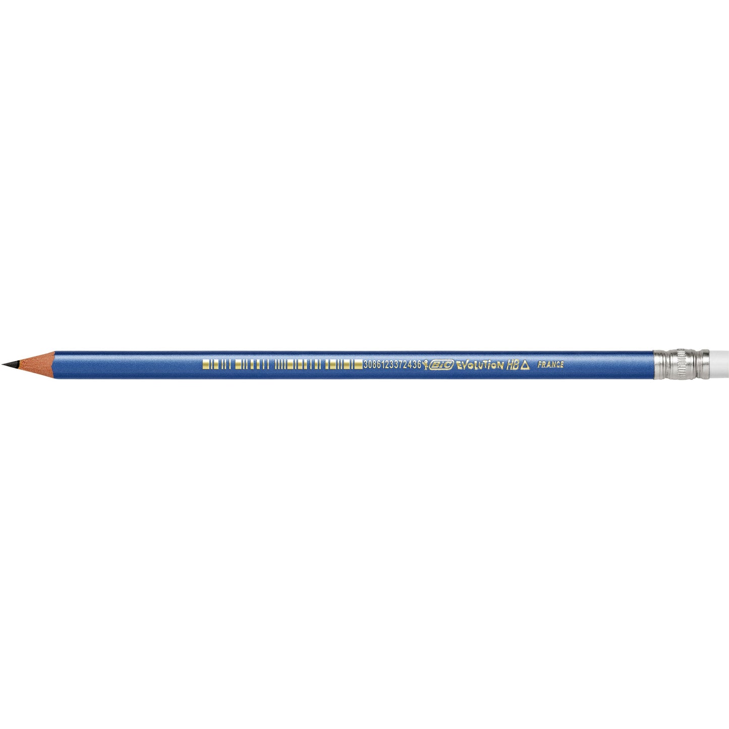 Bic - Bleistift Evolution dreieckig HB mit Radierspitze | 12 Stück