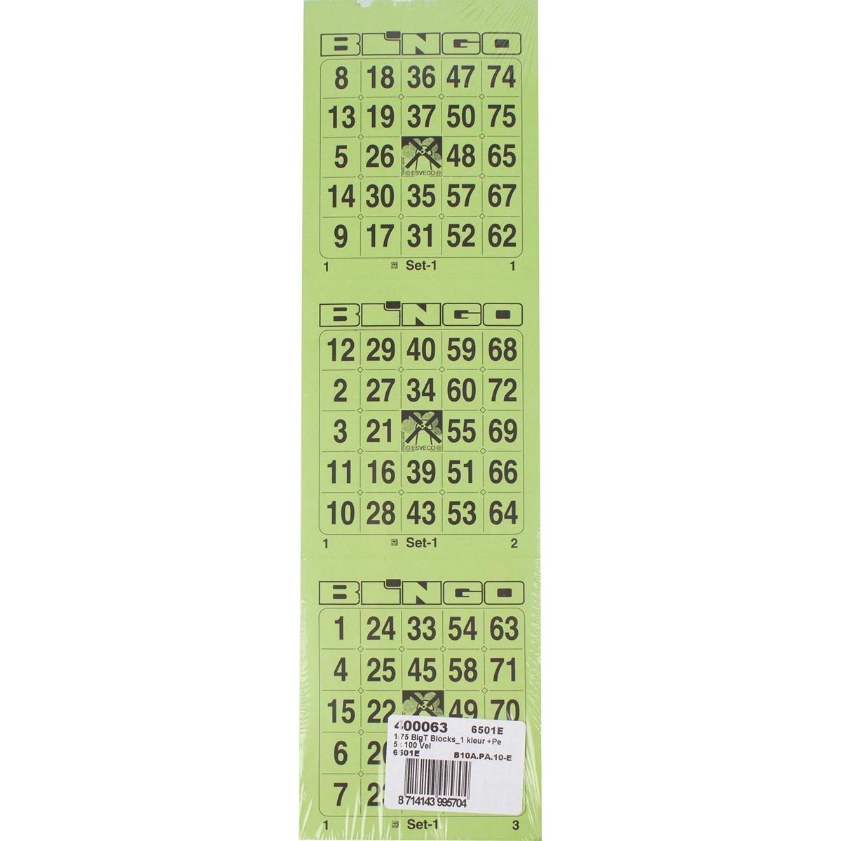 Klika-o-Karten, 3 Karten pro Blatt, Packung mit 5 x 100 Blatt