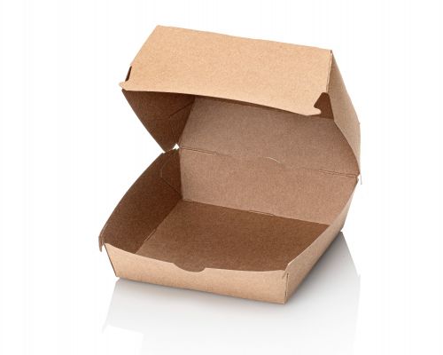 Hamburgerbox Kraft Large 120x120x100mm 100 Stück